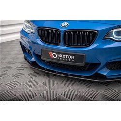 Maxton - Street Pro Lame Du Pare-Chocs Avant BMW 2 M-Pack F22 Noir-Rouge