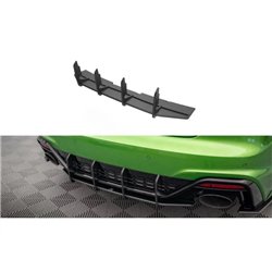 Maxton - Street Pro Central Diffuseur Arriere Audi RS5 F5 Facelift Noir-Rouge