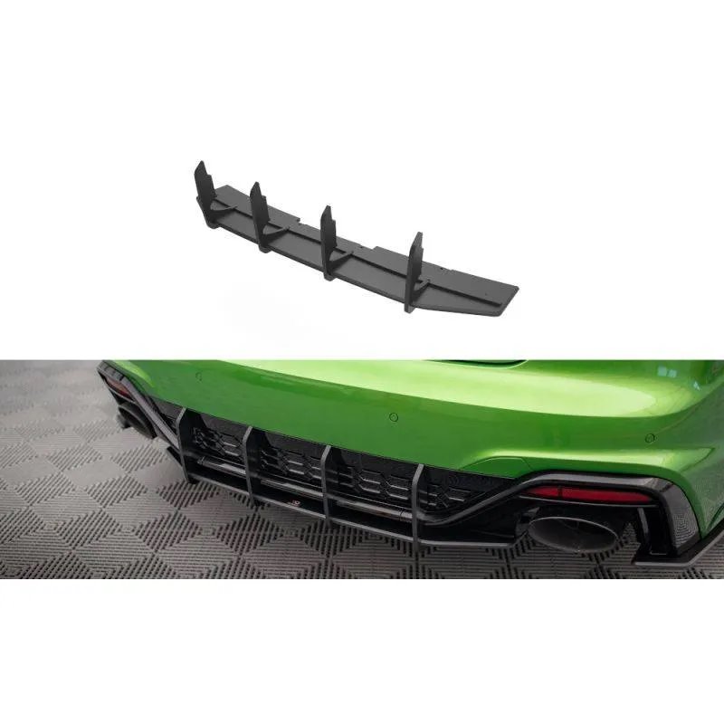 Maxton - Street Pro Central Diffuseur Arriere Audi RS5 F5 Facelift Rouge