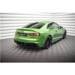 Maxton - Street Pro Central Diffuseur Arriere Audi RS5 F5 Facelift Rouge