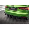 Maxton - Street Pro Central Diffuseur Arriere Audi RS5 F5 Facelift Rouge