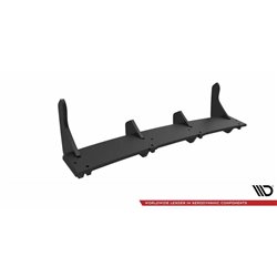 Maxton - Street Pro Central Diffuseur Arriere Infiniti G37 Coupe Noir-Rouge
