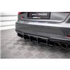 Maxton - Street Pro Central Diffuseur Arriere Audi S3 Sportback 8V Facelift Rouge