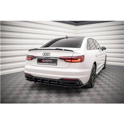 Maxton - Street Pro Central Diffuseur Arriere Audi A4 B9 Facelift Noir