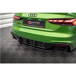 Maxton - Street Pro Central Diffuseur Arriere Audi RS5 F5 Facelift Noir