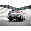 Maxton - Street Pro Central Diffuseur Arriere BMW X4 M-Pack G02 Facelift Rouge