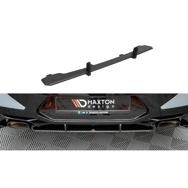 Maxton - Street Pro Central Diffuseur Arriere BMW X4 M-Pack G02 Facelift Noir
