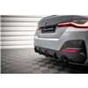 Maxton - Street Pro Central Diffuseur Arriere BMW 4 Gran Coupe M-Pack G26 Noir
