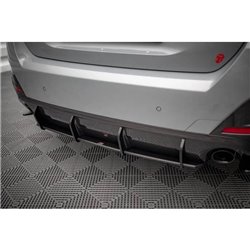 Maxton - Street Pro Central Diffuseur Arriere BMW 4 Gran Coupe M-Pack G26 Noir