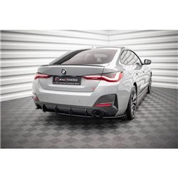 Maxton - Street Pro Central Diffuseur Arriere BMW 4 Gran Coupe M-Pack G26 Noir