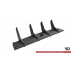 Maxton - Street Pro Central Diffuseur Arriere Lexus GS F Mk4 Facelift Noir-Rouge