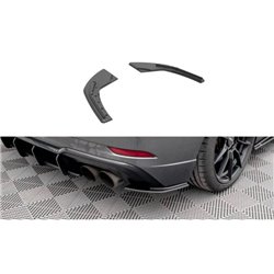 Maxton - Street Pro Lame Du Pare Chocs Arriere Audi S3 Sportback 8V Facelift Noir-Rouge
