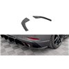 Maxton - Street Pro Lame Du Pare Chocs Arriere Audi S3 Sportback 8V Facelift Noir-Rouge