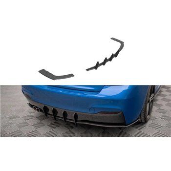 Maxton - Street Pro Central Diffuseur Arriere BMW 2 M-Pack F22 Rouge
