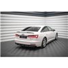 Maxton - Street Pro Central Diffuseur Arriere Audi A6 C8 Noir-Rouge
