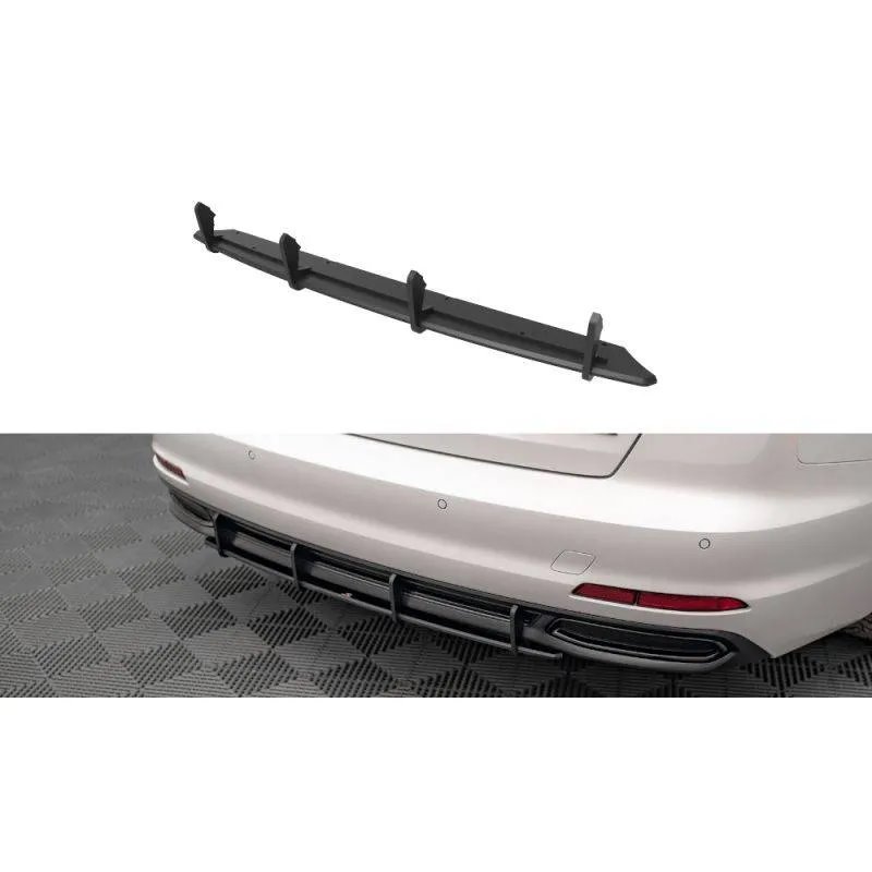 Maxton - Street Pro Central Diffuseur Arriere Audi A6 C8 Rouge