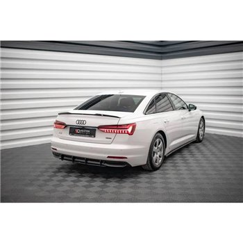 Maxton - Street Pro Central Diffuseur Arriere Audi A6 C8 Rouge
