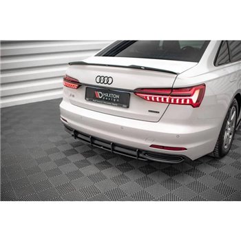 Maxton - Street Pro Central Diffuseur Arriere Audi A6 C8 Rouge