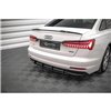 Maxton - Street Pro Central Diffuseur Arriere Audi A6 C8 Rouge