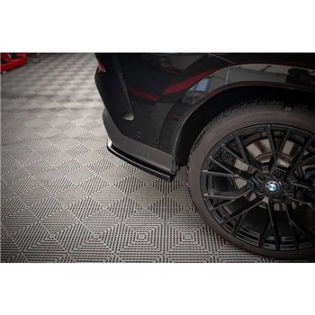 Maxton - Arriere Lame (avec une barre verticale) V.2 BMW X6 M-Pack G06 Noir Brillant