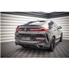 Maxton - Arriere Lame (avec une barre verticale) V.2 BMW X6 M-Pack G06 Noir Brillant