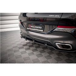 Maxton - Arriere Lame (avec une barre verticale) V.2 BMW X6 M-Pack G06 Noir Brillant