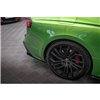 Maxton - Street Pro Lame Du Pare Chocs Arriere Audi RS5 F5 Facelift Noir-Rouge