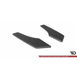 Maxton - Street Pro Lame Du Pare Chocs Arriere Audi RS5 F5 Facelift Noir-Rouge