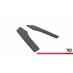 Maxton - Street Pro Lame Du Pare Chocs Arriere Audi RS5 F5 Facelift Noir-Rouge