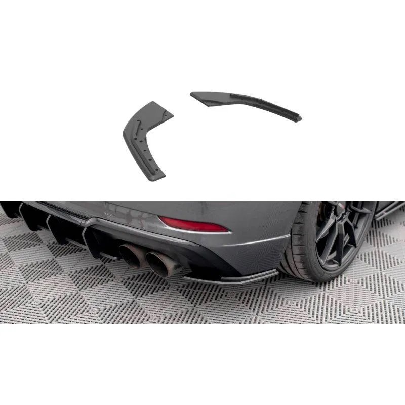 Maxton - Street Pro Lame Du Pare Chocs Arriere Audi S3 Sportback 8V Facelift Noir