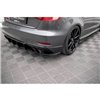Maxton - Street Pro Lame Du Pare Chocs Arriere Audi S3 Sportback 8V Facelift Noir