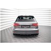 Maxton - Street Pro Lame Du Pare Chocs Arriere Audi S3 Sportback 8V Facelift Noir