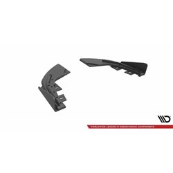 Maxton - Street Pro Lame Du Pare Chocs Arriere Audi S3 Sportback 8V Facelift Noir + Rabats Brillant 