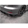 Maxton - Street Pro Lame Du Pare Chocs Arriere Audi S3 Sportback 8V Facelift Noir-Rouge + Rabats Brillant