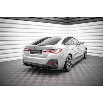Maxton - Street Pro Lame Du Pare Chocs Arriere BMW 4 Gran Coupe M-Pack G26 Noir