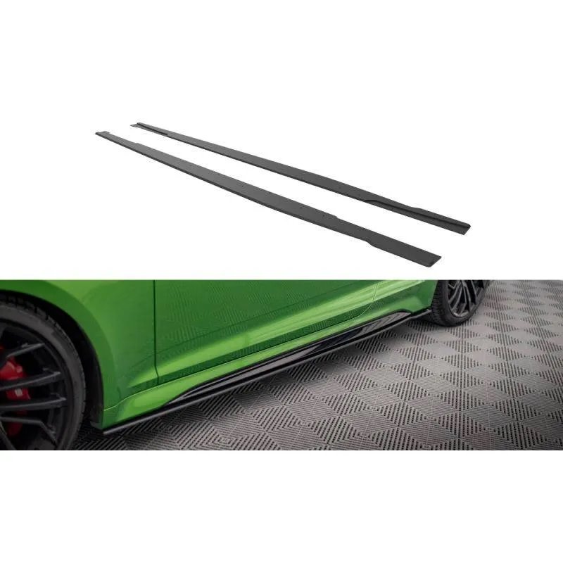 Maxton - Street Pro Rajouts Des Bas De Caisse Audi RS5 Coupe F5 Facelift Noir