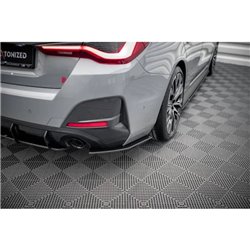 Maxton - Street Pro Lame Du Pare Chocs Arriere BMW 4 Gran Coupe M-Pack G26 Noir-Rouge