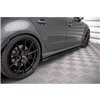 Maxton - Street Pro Rajouts Des Bas De Caisse Audi S3 / A3 S-Line Sportback 8V Facelift Noir-Rouge