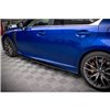 Maxton - Street Pro Rajouts Des Bas De Caisse Lexus GS F Mk4 Facelift Noir-Rouge