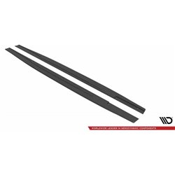 Maxton - Street Pro Rajouts Des Bas De Caisse Lexus GS F Mk4 Facelift Noir-Rouge