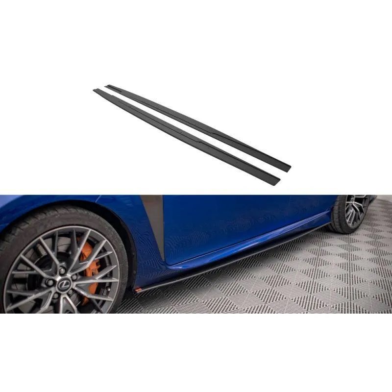 Maxton - Street Pro Rajouts Des Bas De Caisse Lexus GS F Mk4 Facelift Noir