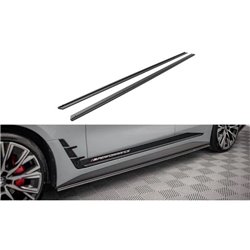 Maxton - Street Pro Rajouts Des Bas De Caisse BMW 4 Gran Coupe M-Pack G26 Noir-Rouge