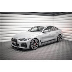 Maxton - Street Pro Rajouts Des Bas De Caisse BMW 4 Gran Coupe M-Pack G26 Noir-Rouge