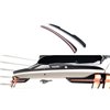 Maxton - Plus Bas Spoiler Cap Ford Mustang Mach-E Mk1 Noir Brillant