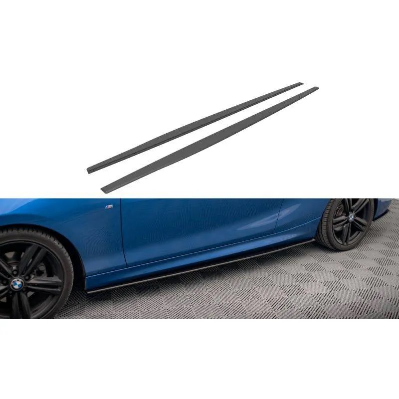 Maxton - Street Pro Rajouts Des Bas De Caisse BMW 2 M-Pack F22 Noir-Rouge