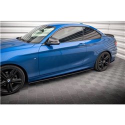 Maxton - Street Pro Rajouts Des Bas De Caisse BMW 2 M-Pack F22 Noir-Rouge