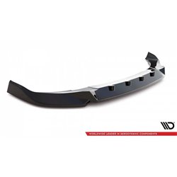 Maxton - Lame Du Pare-Chocs Avant V.2 BMW X4 M-Pack G02 Facelift Noir Brillant