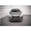 Maxton - Lame Du Pare-Chocs Avant V.1 Peugeot 208 GTi Mk1 Noir Brillant