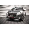 Maxton - Lame Du Pare-Chocs Avant V.1 Peugeot 208 GTi Mk1 Noir Brillant