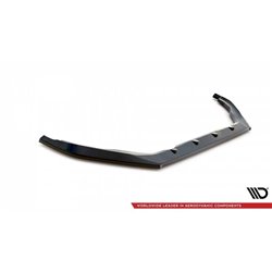 Maxton - Lame Du Pare-Chocs Avant V.1 Peugeot 208 GTi Mk1 Noir Brillant